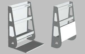 CAD Images Aluminum Organizer Shelf
