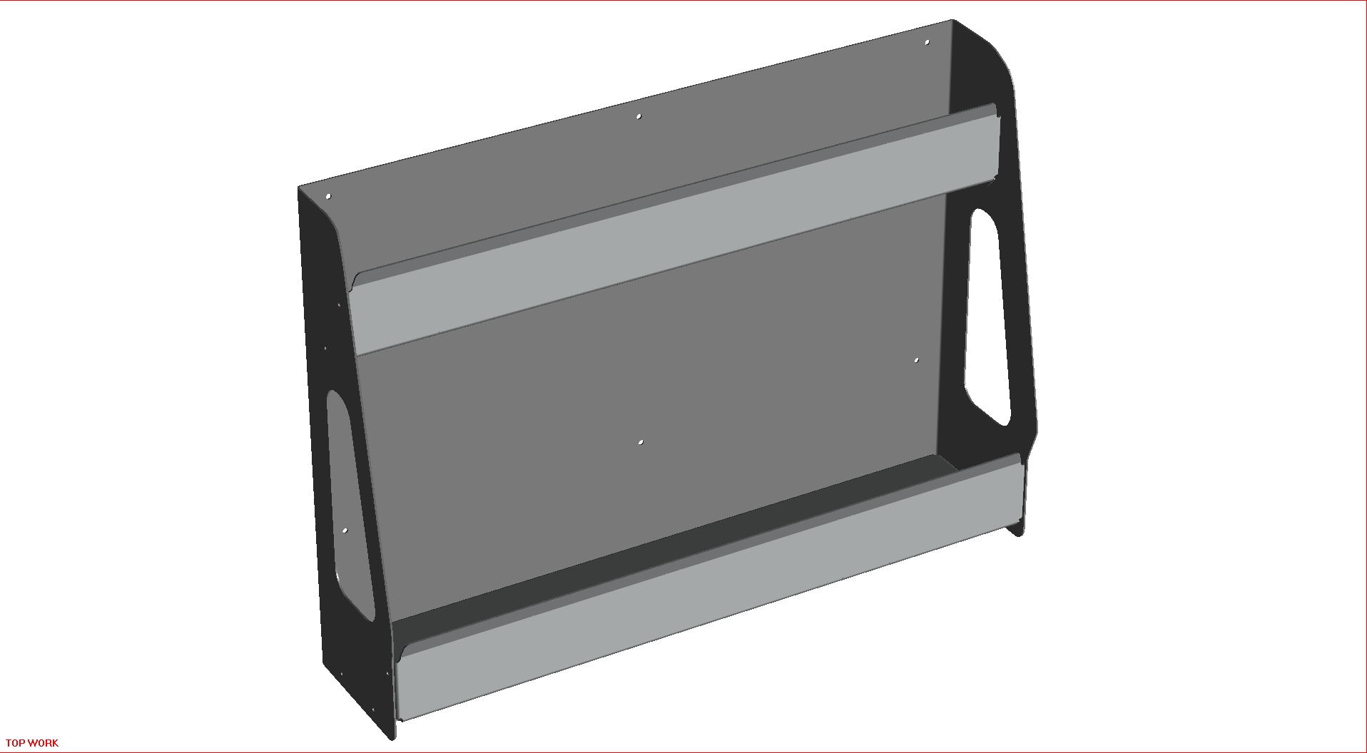 035 Aluminum Organizer Shelf 035 Aluminum Organizer Shelf